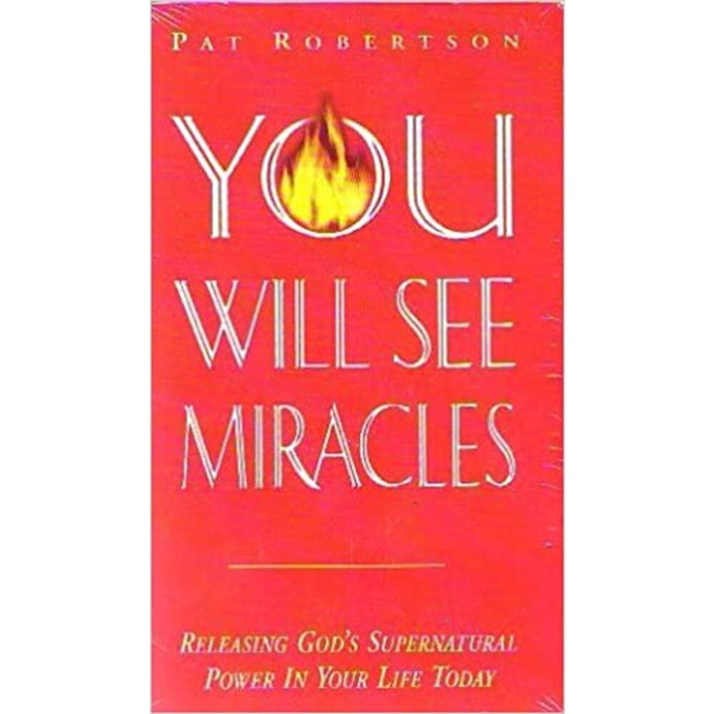 Vintage 2003 Pat Robertson You Will See Miracles Book on Cassette Tape